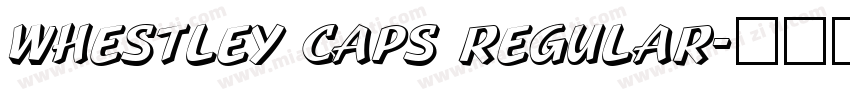 Whestley caps Regular字体转换